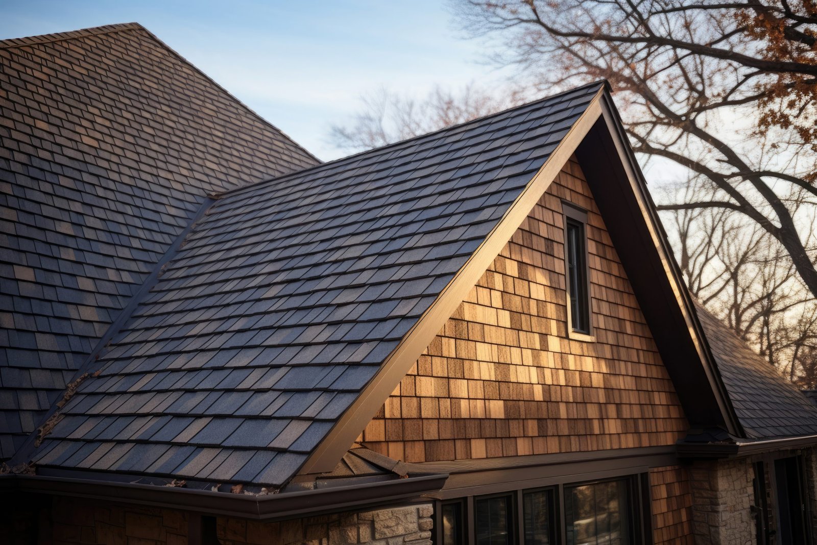 roof house made modern materials closeup scaled